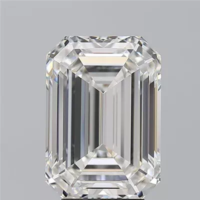 5.12ct G VS2 Rare Carat Ideal Cut Emerald Diamond