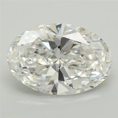 3.04ct E VVS2 Very Good Cut Oval Lab Grown Diamond
