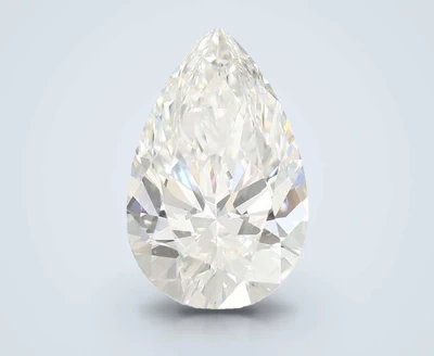 3.09ct F VVS2 Rare Carat Ideal Cut Pear Lab Grown Diamond