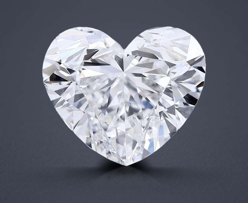 7.04ct D VS2 Rare Carat Ideal Cut Heart Lab Grown Diamond