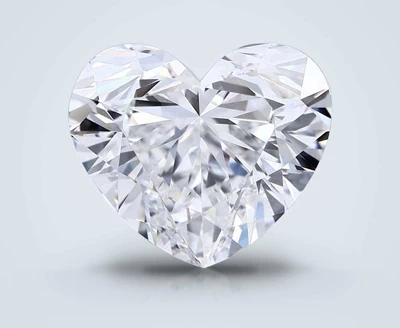 7.04ct D VS2 Rare Carat Ideal Cut Heart Lab Grown Diamond