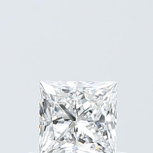 0.53ct D VVS2 Rare Carat Ideal Cut Princess Lab Grown Diamond