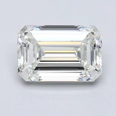 1.72ct I VVS2 Rare Carat Ideal Cut Emerald Diamond