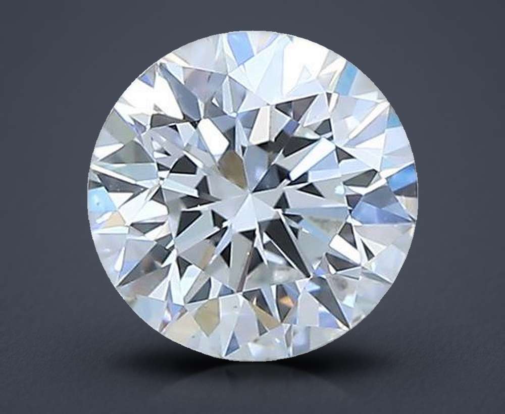 1.08ct F VS1 Rare Carat Ideal Cut Round Diamond