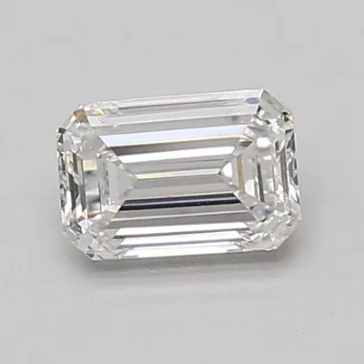 0.81ct E VVS2 Excellent Cut Emerald Lab Grown Diamond