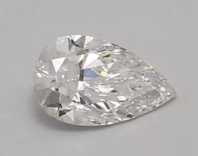 0.78ct D VVS2 Rare Carat Ideal Cut Pear Lab Grown Diamond