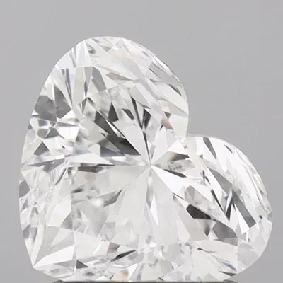 1.93ct D VVS2 Rare Carat Ideal Cut Heart Lab Grown Diamond