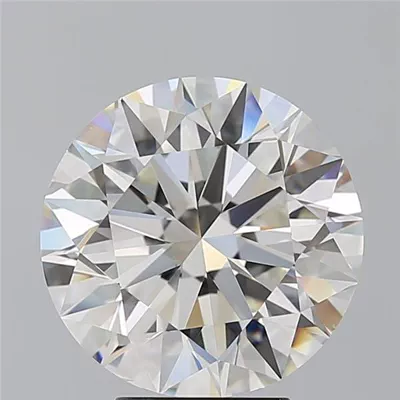 5.02ct I VS2 Rare Carat Ideal Cut Round Diamond