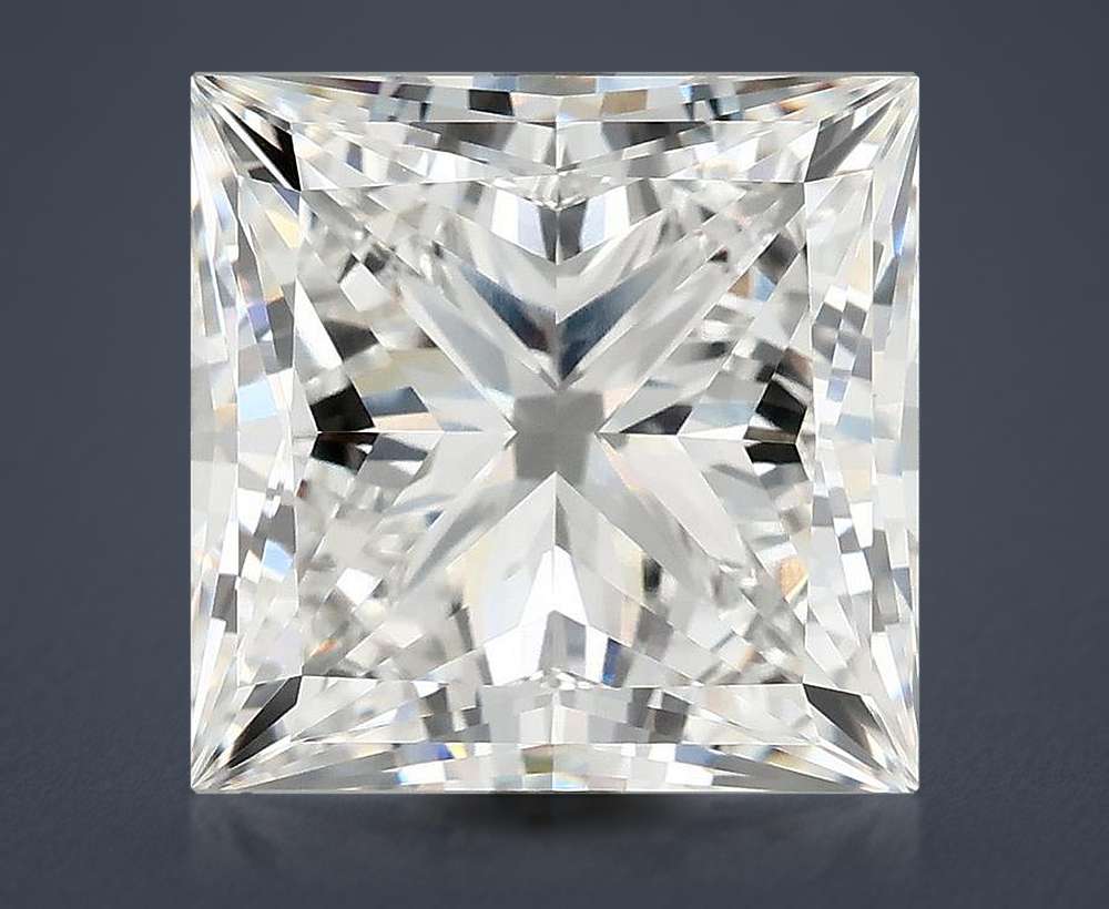 8.03ct F VVS2 Rare Carat Ideal Cut Princess Lab Grown Diamond