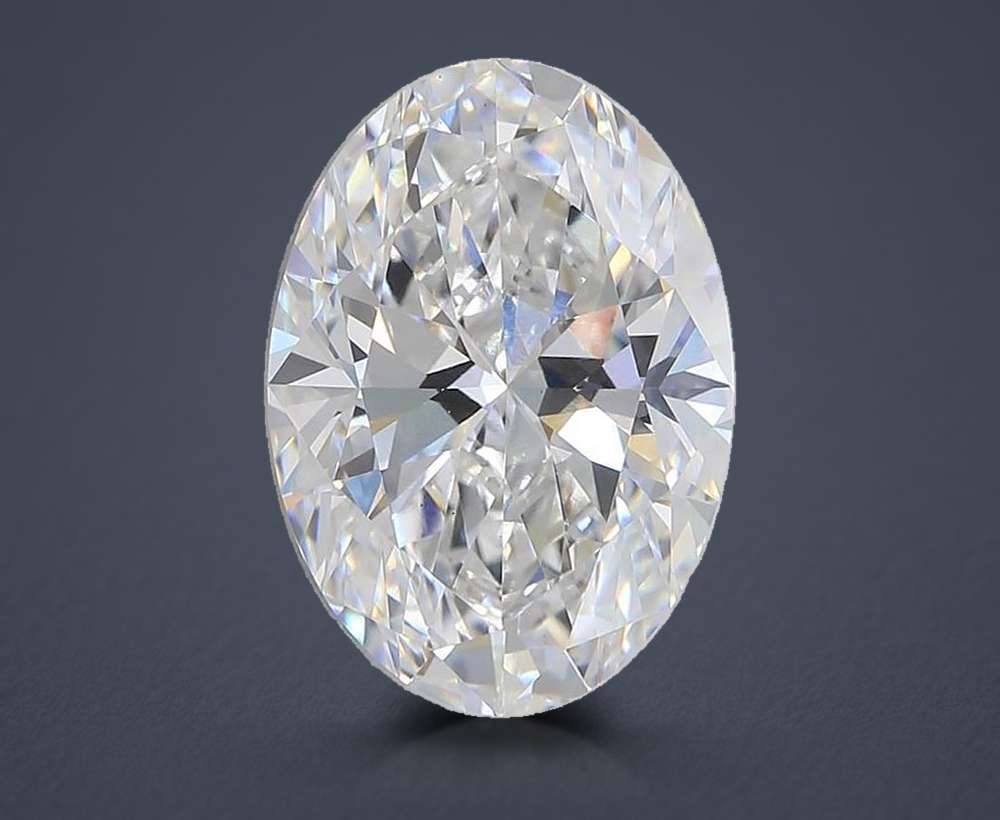 5.01ct E VS1 Rare Carat Ideal Cut Oval Lab Grown Diamond