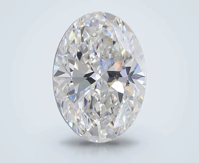 5.01ct E VS1 Rare Carat Ideal Cut Oval Lab Grown Diamond