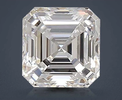0.96ct D VS1 Rare Carat Ideal Cut Asscher Lab Grown Diamond