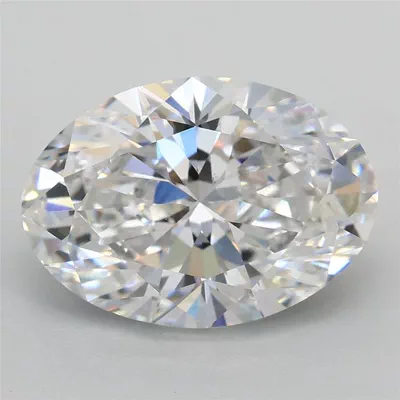 3.05ct E VS1 Rare Carat Ideal Cut Oval Lab Grown Diamond
