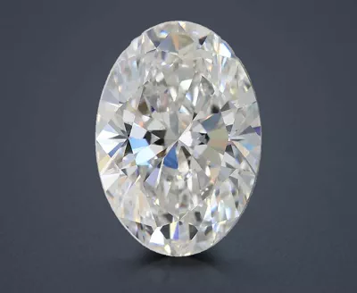 3.05ct E VS1 Rare Carat Ideal Cut Oval Lab Grown Diamond
