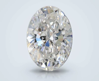 3.05ct E VS1 Rare Carat Ideal Cut Oval Lab Grown Diamond