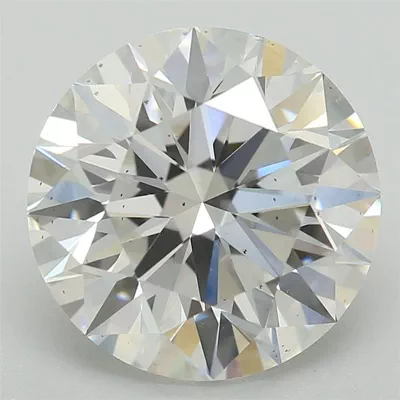 2.65ct E SI1 Rare Carat Ideal Cut Round Lab Grown Diamond