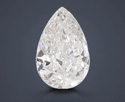 3.02ct F VS1 Rare Carat Ideal Cut Pear Lab Grown Diamond