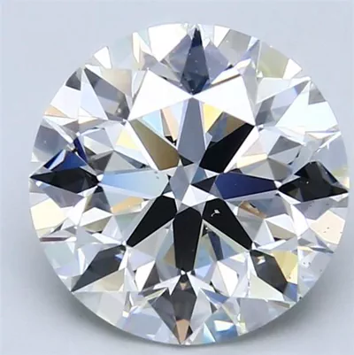 4.01ct G SI1 Excellent Cut Round Diamond