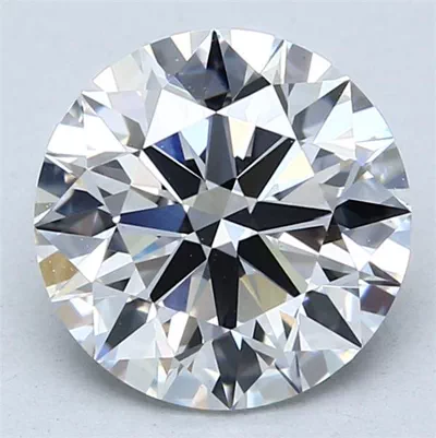 3.04ct D VS1 Rare Carat Ideal Cut Round Lab Grown Diamond