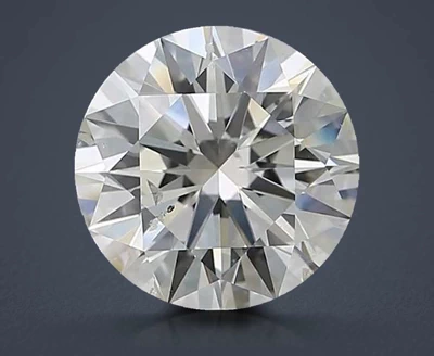 4.01ct J SI2 Rare Carat Ideal Cut Round Diamond