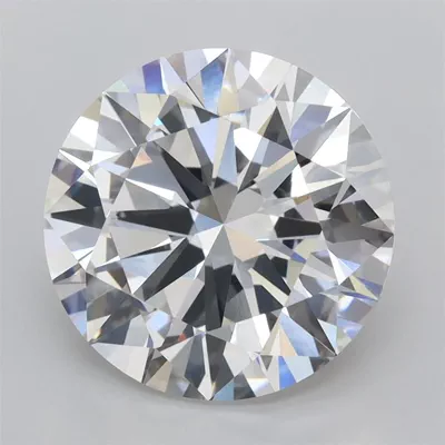 5.01ct F VVS2 Excellent Cut Round Lab Grown Diamond