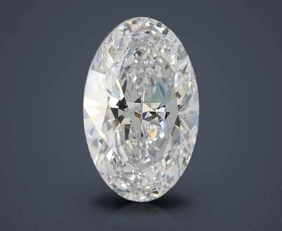2.01ct D VS1 Rare Carat Ideal Cut Oval Lab Grown Diamond