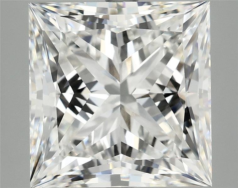 7.58ct F VVS2 Rare Carat Ideal Cut Princess Lab Grown Diamond