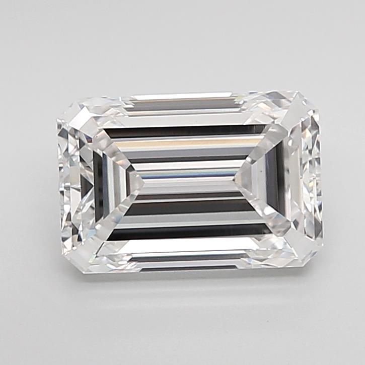 2.55ct E VS1 Excellent Cut Emerald Lab Grown Diamond
