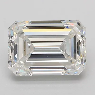 2.33ct E VVS2 Rare Carat Ideal Cut Emerald Lab Grown Diamond