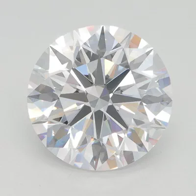 3.29ct D VVS2 Rare Carat Ideal Cut Round Lab Grown Diamond