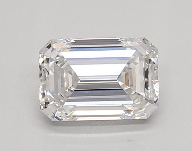 0.91ct D VVS2 Rare Carat Ideal Cut Emerald Lab Grown Diamond