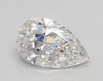 0.83ct D VVS2 Rare Carat Ideal Cut Pear Lab Grown Diamond