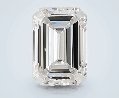3.56ct E VS2 Rare Carat Ideal Cut Emerald Lab Grown Diamond