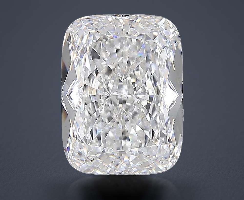 20.08ct E VS1 Rare Carat Ideal Cut Cushion Lab Grown Diamond