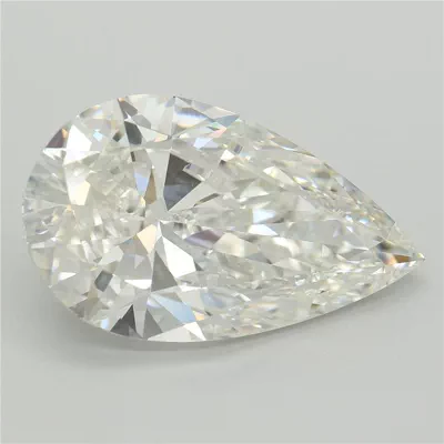 10.44ct F VVS2 Rare Carat Ideal Cut Pear Lab Grown Diamond