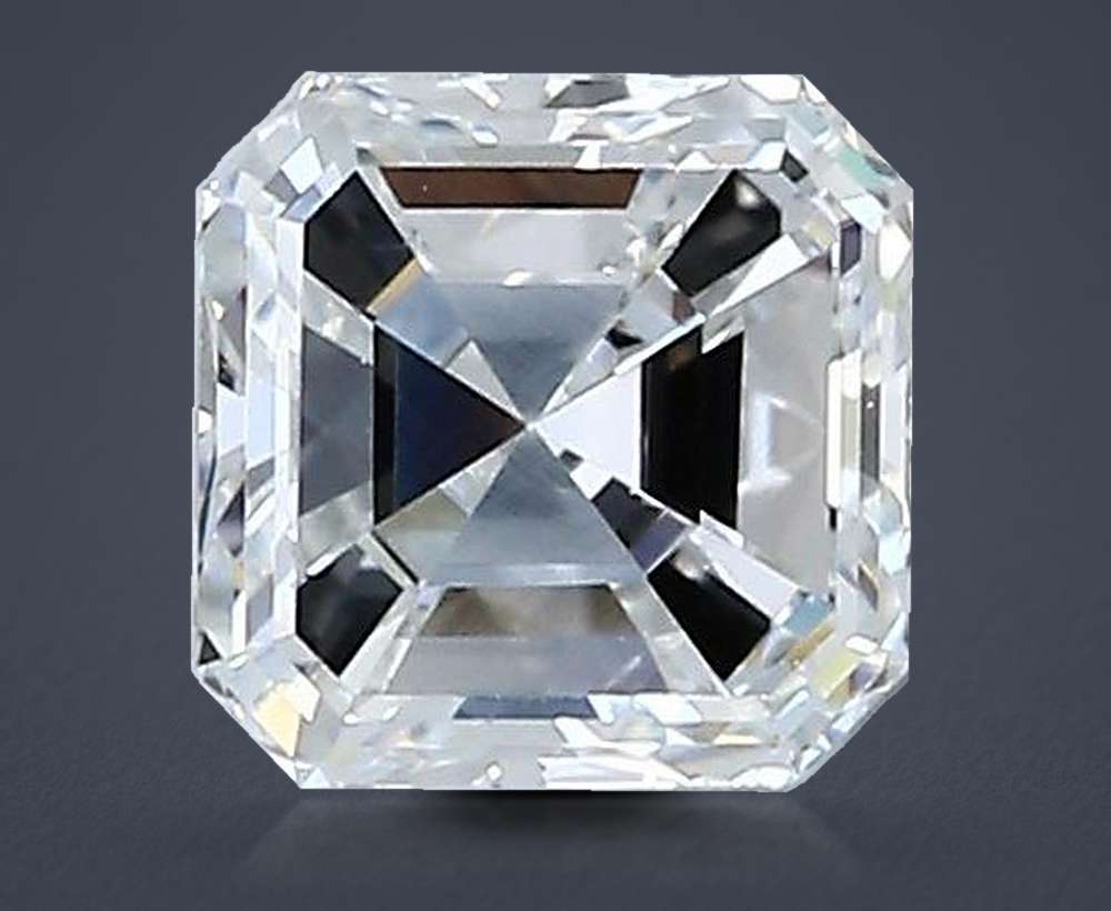 0.70ct D VVS2 Very Good Cut Asscher Diamond
