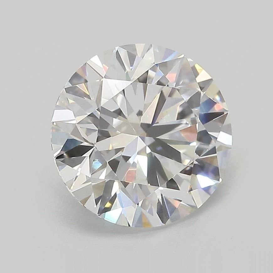 3.41ct E VVS2 Rare Carat Ideal Cut Round Lab Grown Diamond