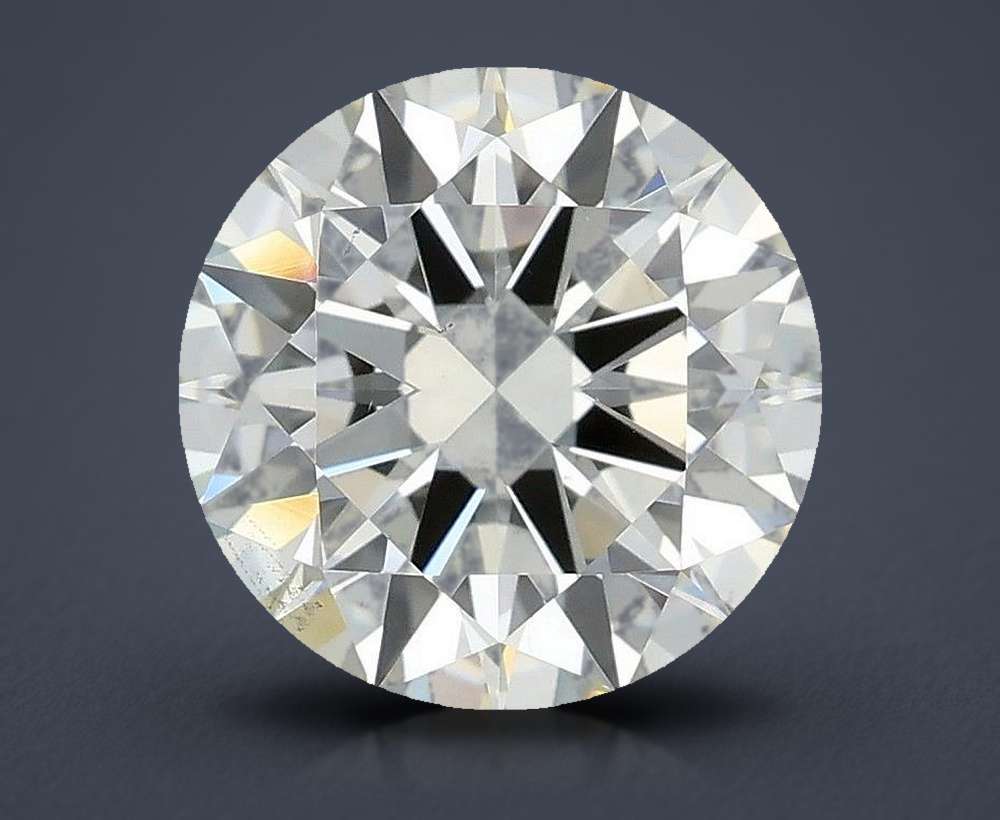 2.38ct K VS2 Rare Carat Ideal Cut Round Diamond