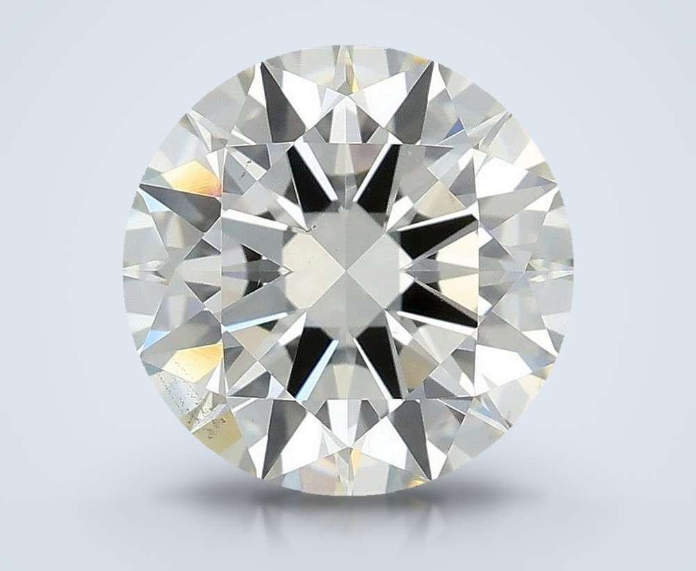 2.38ct K VS2 Rare Carat Ideal Cut Round Diamond