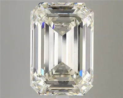 13.83ct H VS1 Rare Carat Ideal Cut Emerald Lab Grown Diamond