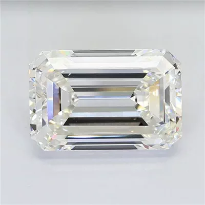 15.08ct H VVS2 Rare Carat Ideal Cut Emerald Lab Grown Diamond