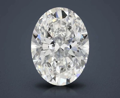 1.59ct E VS2 Rare Carat Ideal Cut Oval Lab Grown Diamond