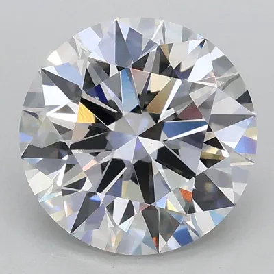 2.08ct E VVS2 Rare Carat Ideal Cut Round Lab Grown Diamond