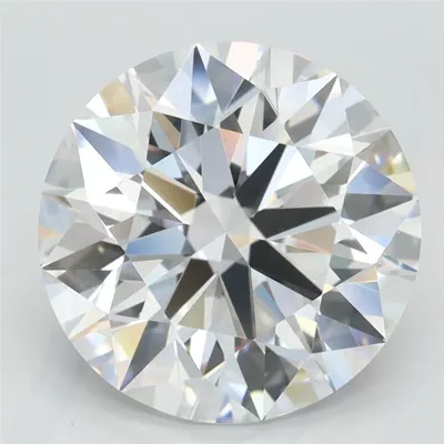 4.36ct D VVS1 Rare Carat Ideal Cut Round Lab Grown Diamond