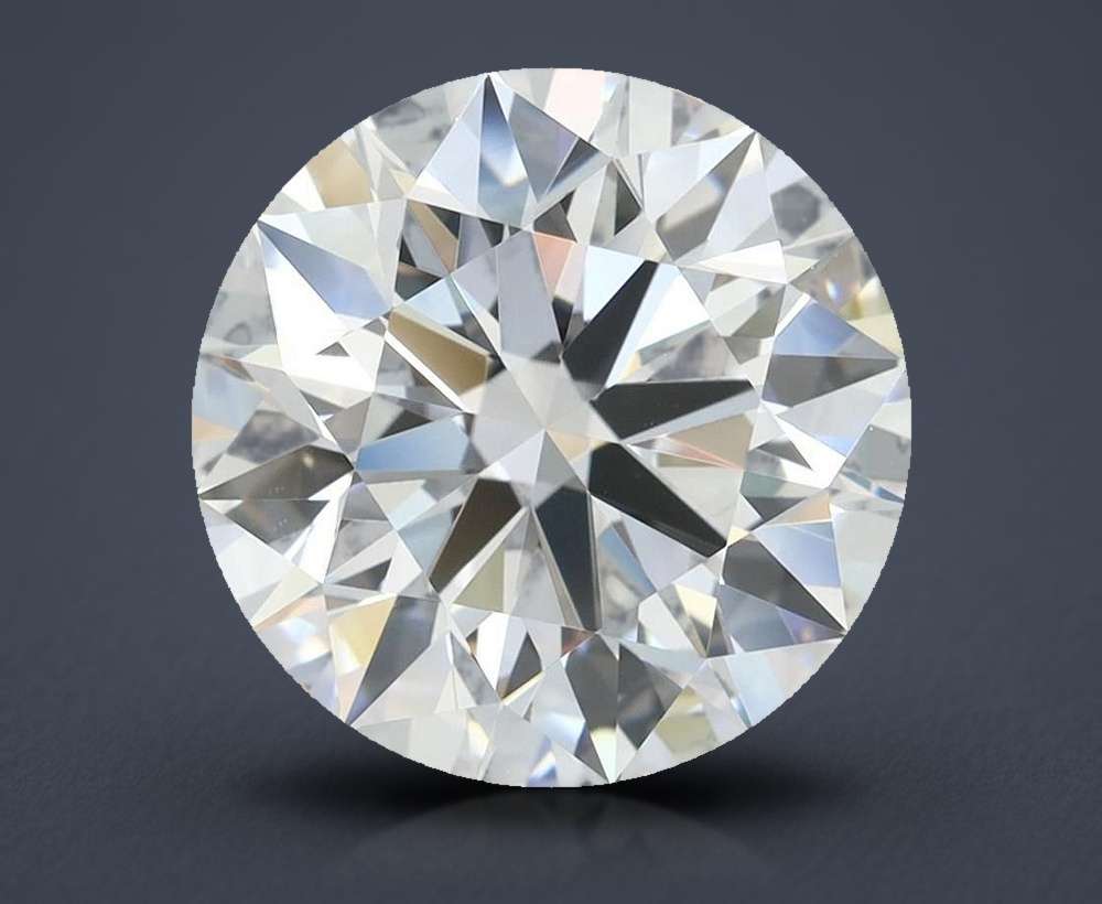4.36ct D VVS1 Rare Carat Ideal Cut Round Lab Grown Diamond