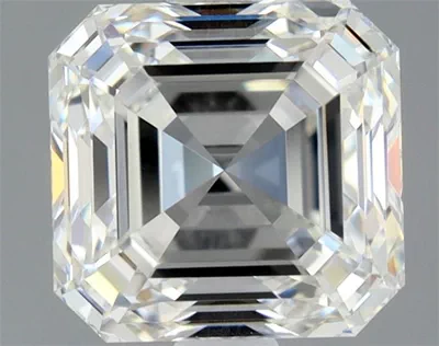 1.21ct H VVS2 Rare Carat Ideal Cut Asscher Diamond