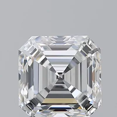 3.15ct D VS1 Rare Carat Ideal Cut Asscher Diamond