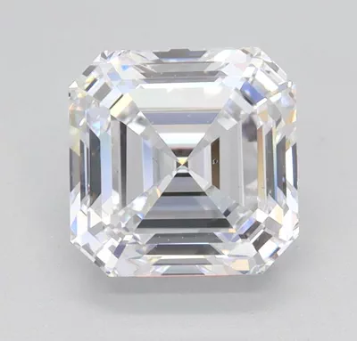 1.50ct D VS2 Rare Carat Ideal Cut Asscher Lab Grown Diamond