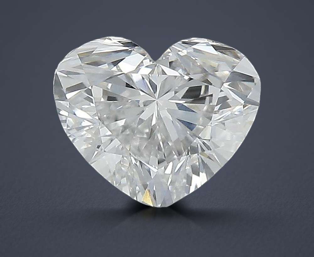 0.50ct F SI2 Excellent Cut Heart Diamond