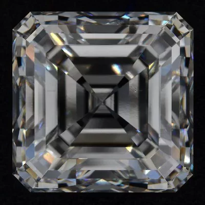 4.13ct E VS2 Rare Carat Ideal Cut Asscher Lab Grown Diamond